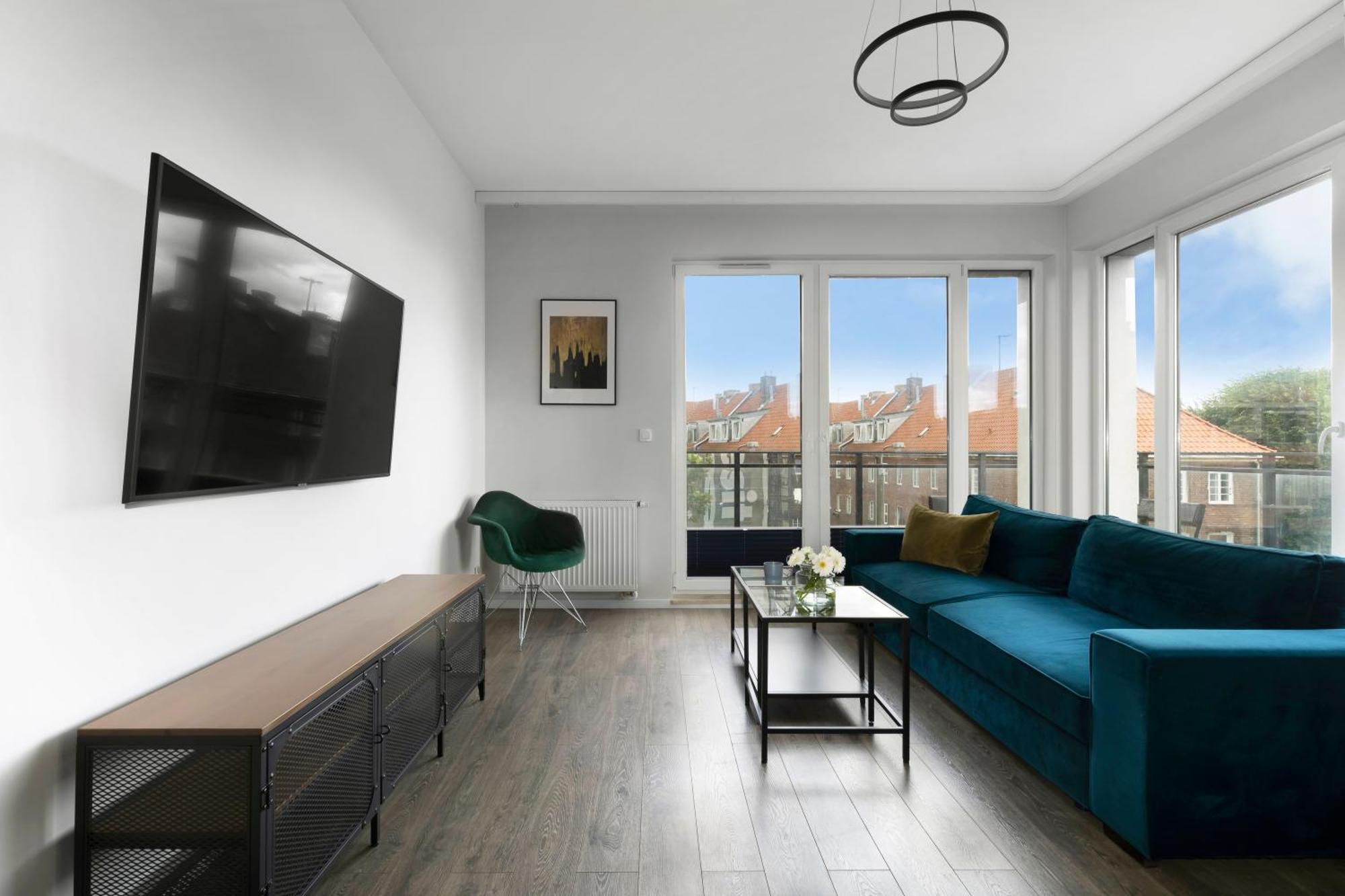Blue Raven Downtown Apartments Gdansk Luaran gambar